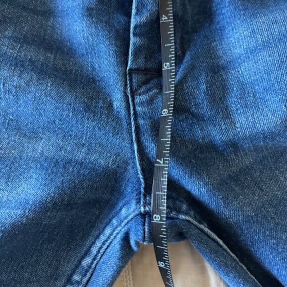 Hudson Collin Crop Distressed Hem Dark Wash Jeans size 30 - Picture 10 of 10